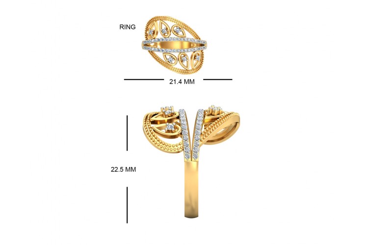 Tara Diamond Ring In Gold 